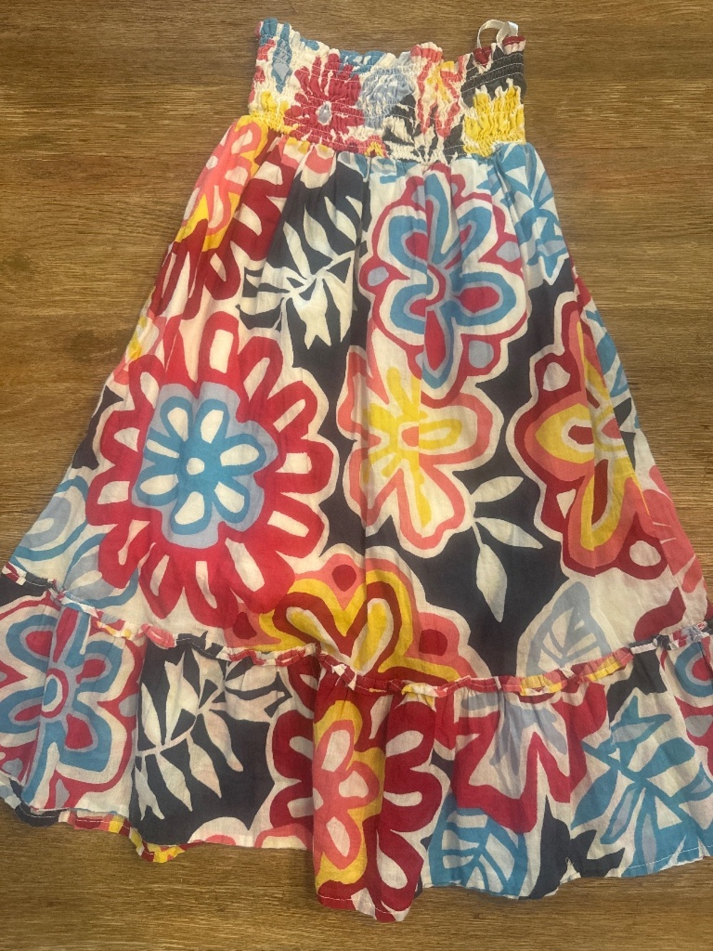 Girls strapless dress